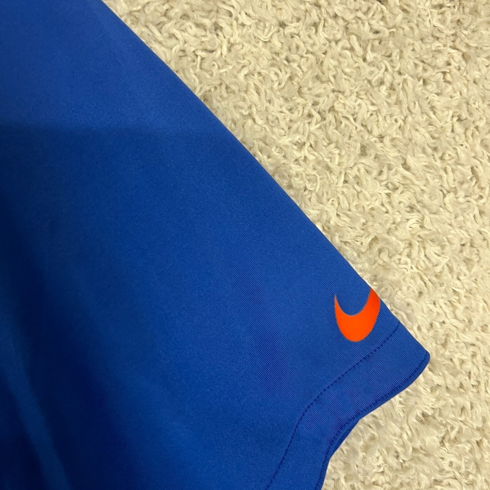 University of Florida Gators Polo Shirt Mens XL Blue Nike Preppy Logo Game Day - Picture 3 of 9